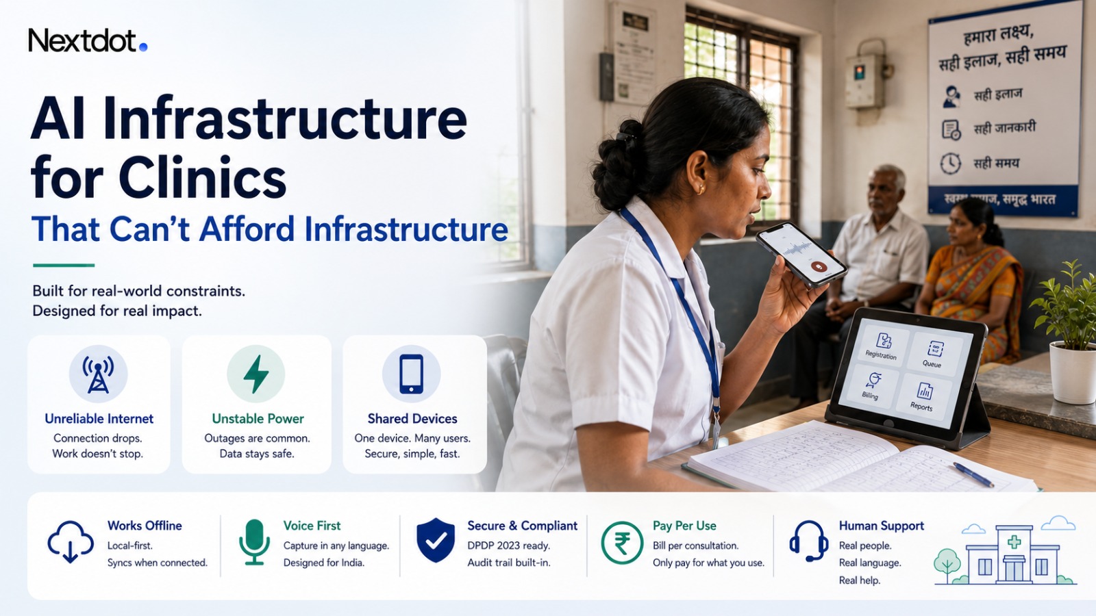 AI Infrastructure for Clinics That Cannot Afford Infrastructure