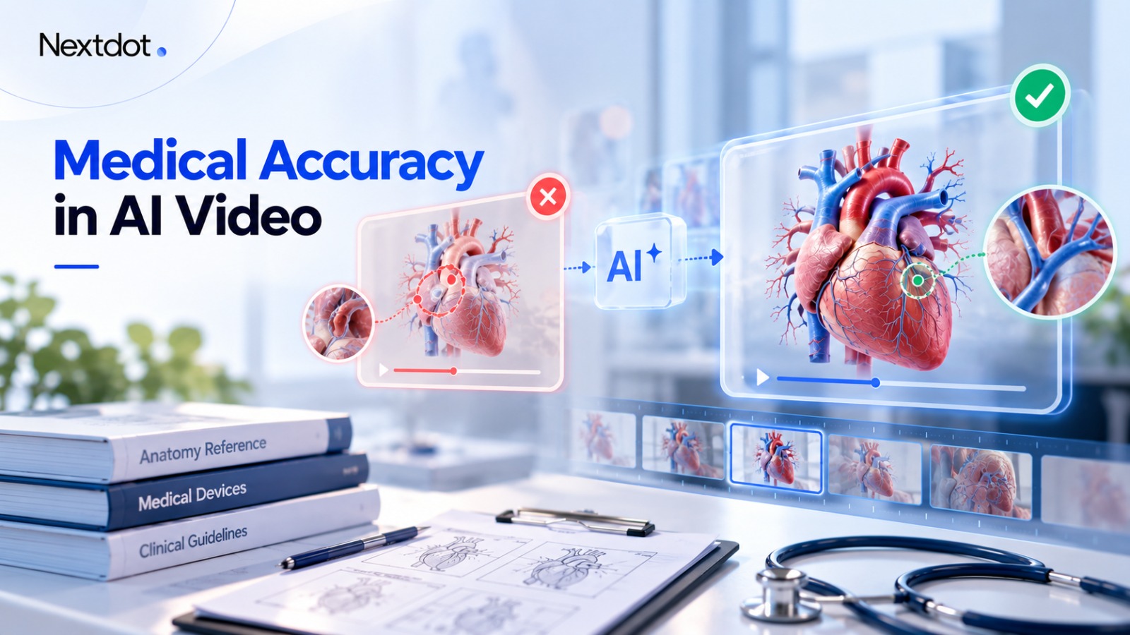 Medical accuracy in clinical video visuals