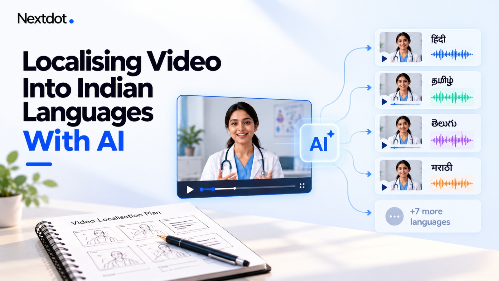 Localising brand videos into Hindi, Tamil, Telugu and Marathi