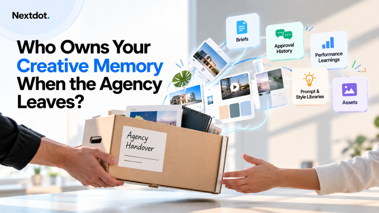 Creative data and asset handover after an agency contract ends